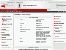 Tablet Screenshot of bip.ryki.pl